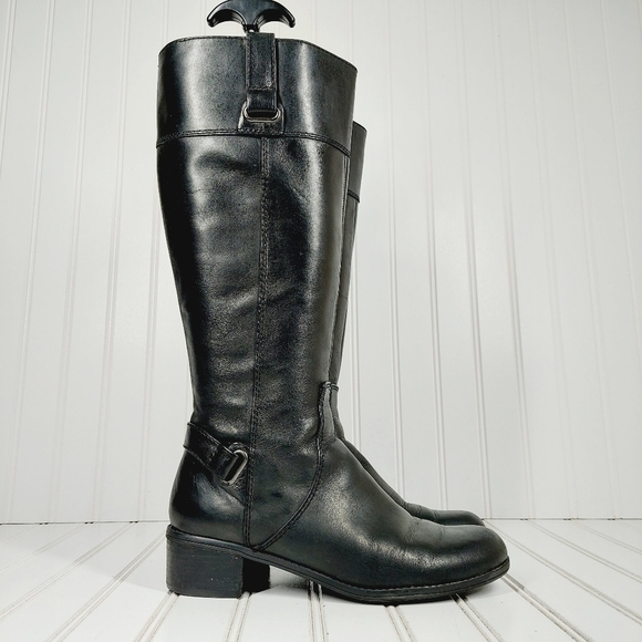 Bandolino Black Heeled Boots - Picture 5 of 12